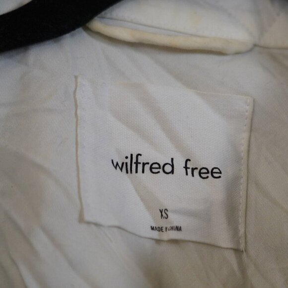 Aritzia Wilfred Free The Ganna Shacket Plaid Wool XS Oversized Gorpcore - Picture 9 of 11